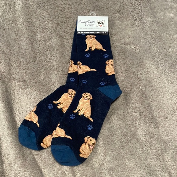 Happy Tails Labrador Retriever Socks - Picture 1 of 4